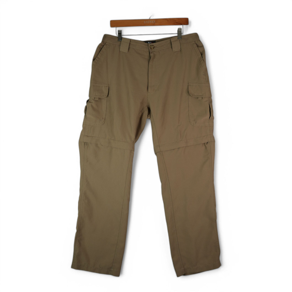 Utex Canada Convertible Zip Off‎ Pants Shorts Cargo Large Camping Hiking Utility